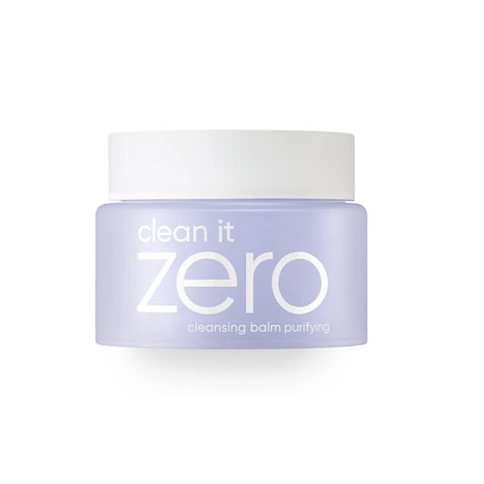 BANILA CO Clean It Zero Cleansing Balm Purifying is a gentle, sorbet-like balm that melts into a silky oil to effortlessly remove makeup, sunscreen, and impurities. Formulated with Centella Asiatica, Licorice Root Extract, and Evening Primrose Oil, it soothes sensitive skin while cleansing deeply. Enriched with a blend of botanical extracts, this balm leaves skin soft, clean, and refreshed—without stripping moisture.&nbsp;